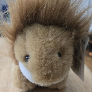 Adorable Tan Plush Lion Toy